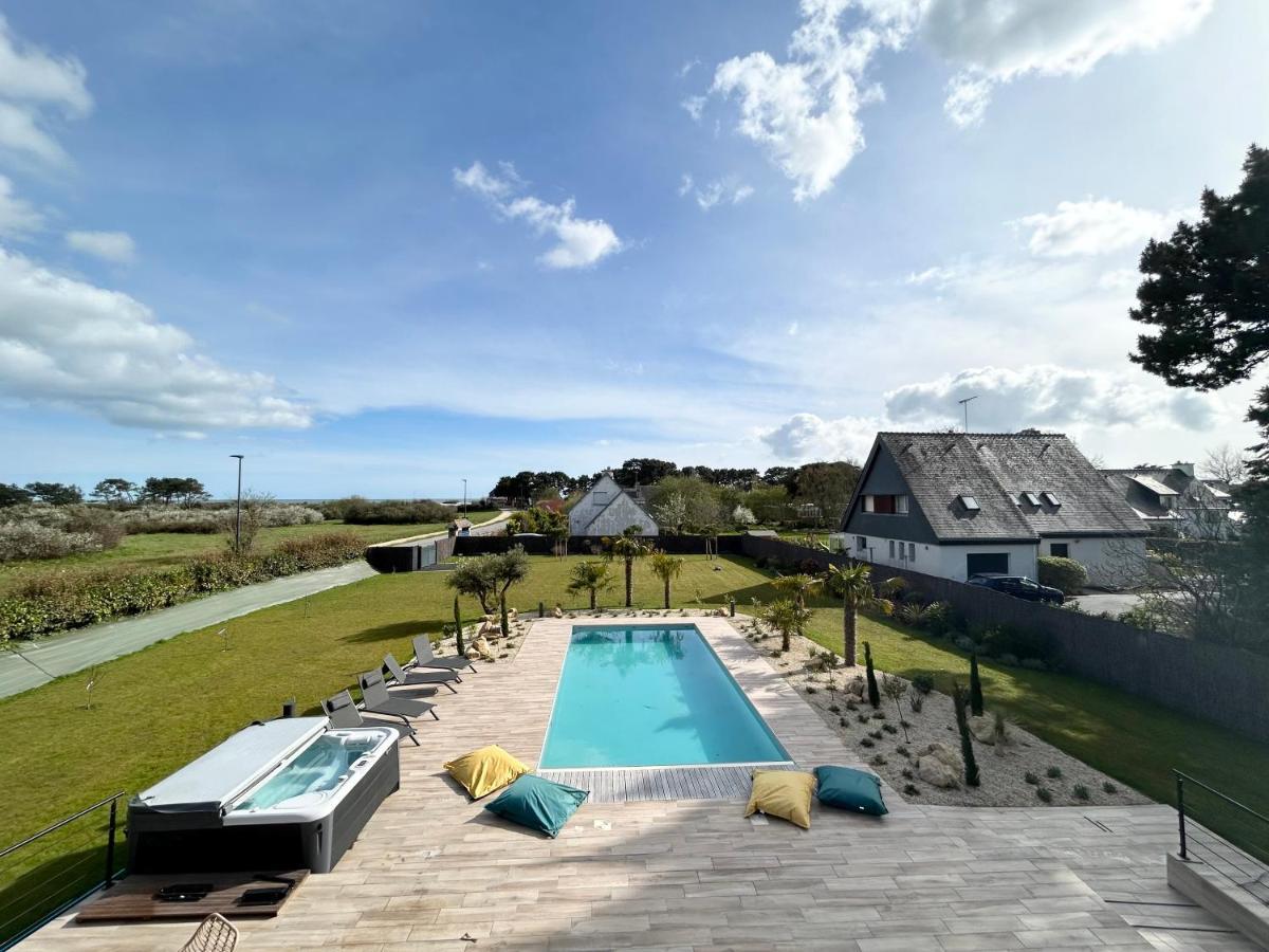 Superbe Villa Tout Confort Avec Piscine Chauffee Er Couverte Et Spa A 2 Pas De La Plage Fouesnant Eksteriør bilde