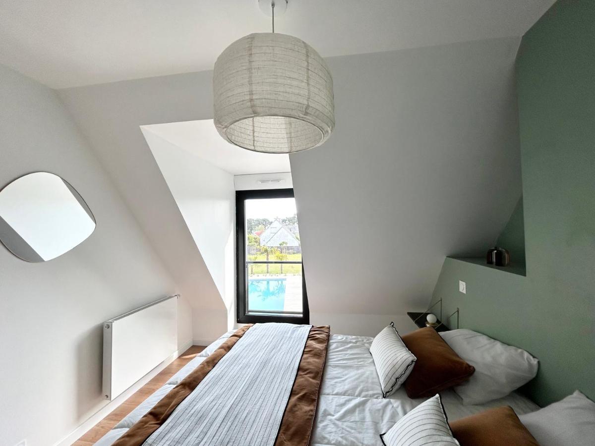 Superbe Villa Tout Confort Avec Piscine Chauffee Er Couverte Et Spa A 2 Pas De La Plage Fouesnant Eksteriør bilde