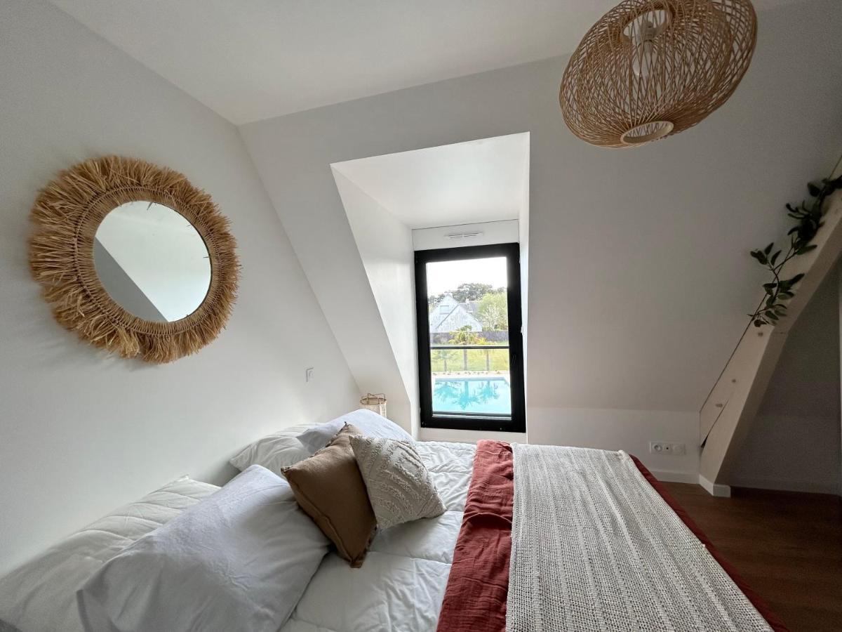 Superbe Villa Tout Confort Avec Piscine Chauffee Er Couverte Et Spa A 2 Pas De La Plage Fouesnant Eksteriør bilde