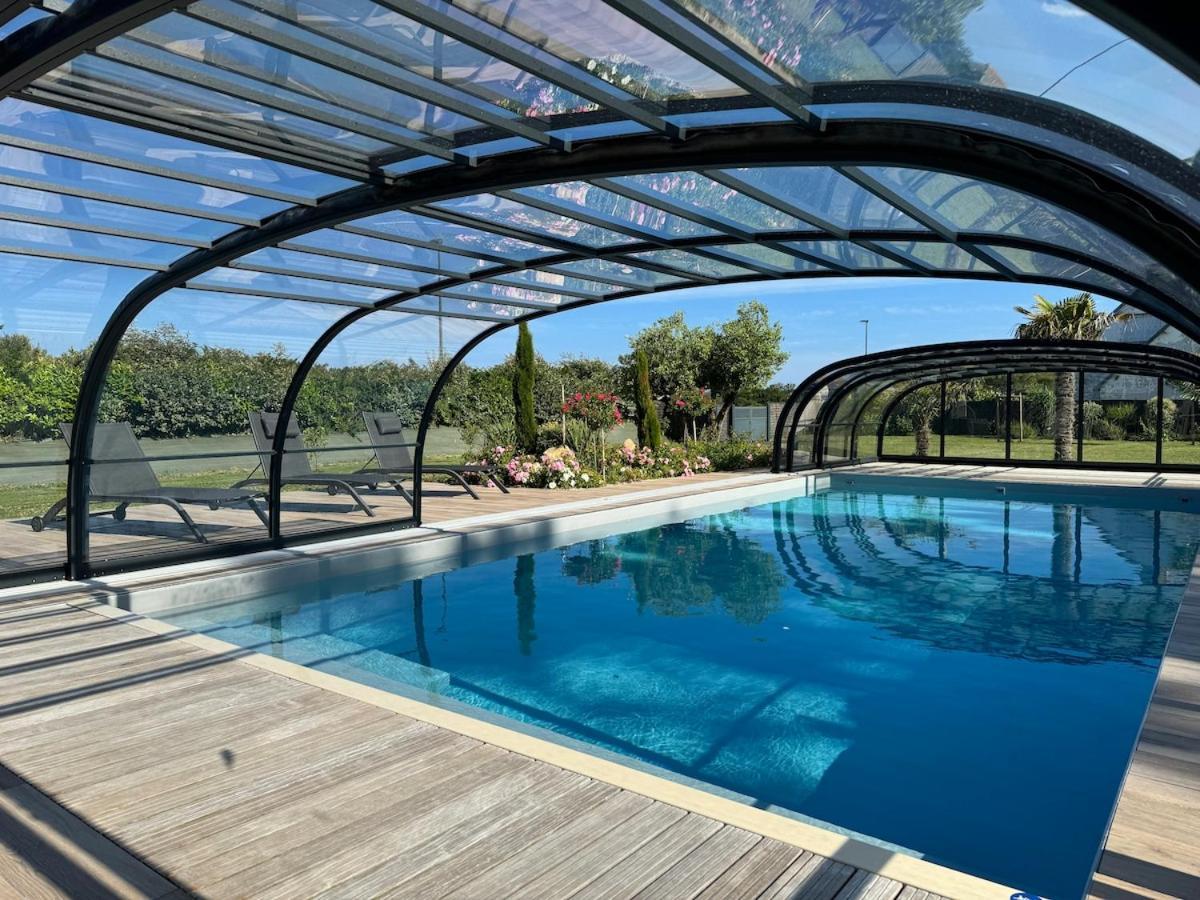 Superbe Villa Tout Confort Avec Piscine Chauffee Er Couverte Et Spa A 2 Pas De La Plage Fouesnant Eksteriør bilde