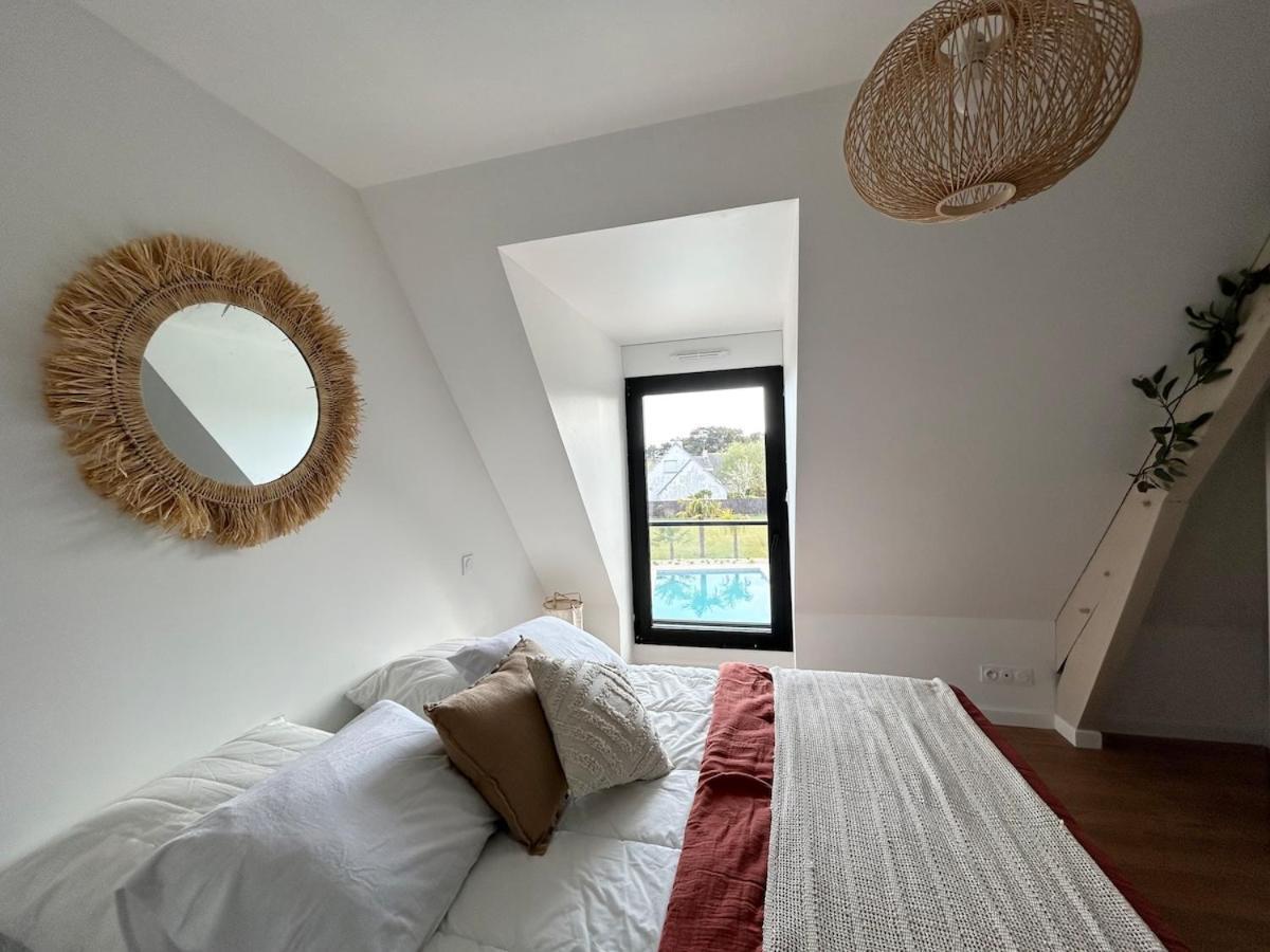 Superbe Villa Tout Confort Avec Piscine Chauffee Er Couverte Et Spa A 2 Pas De La Plage Fouesnant Eksteriør bilde
