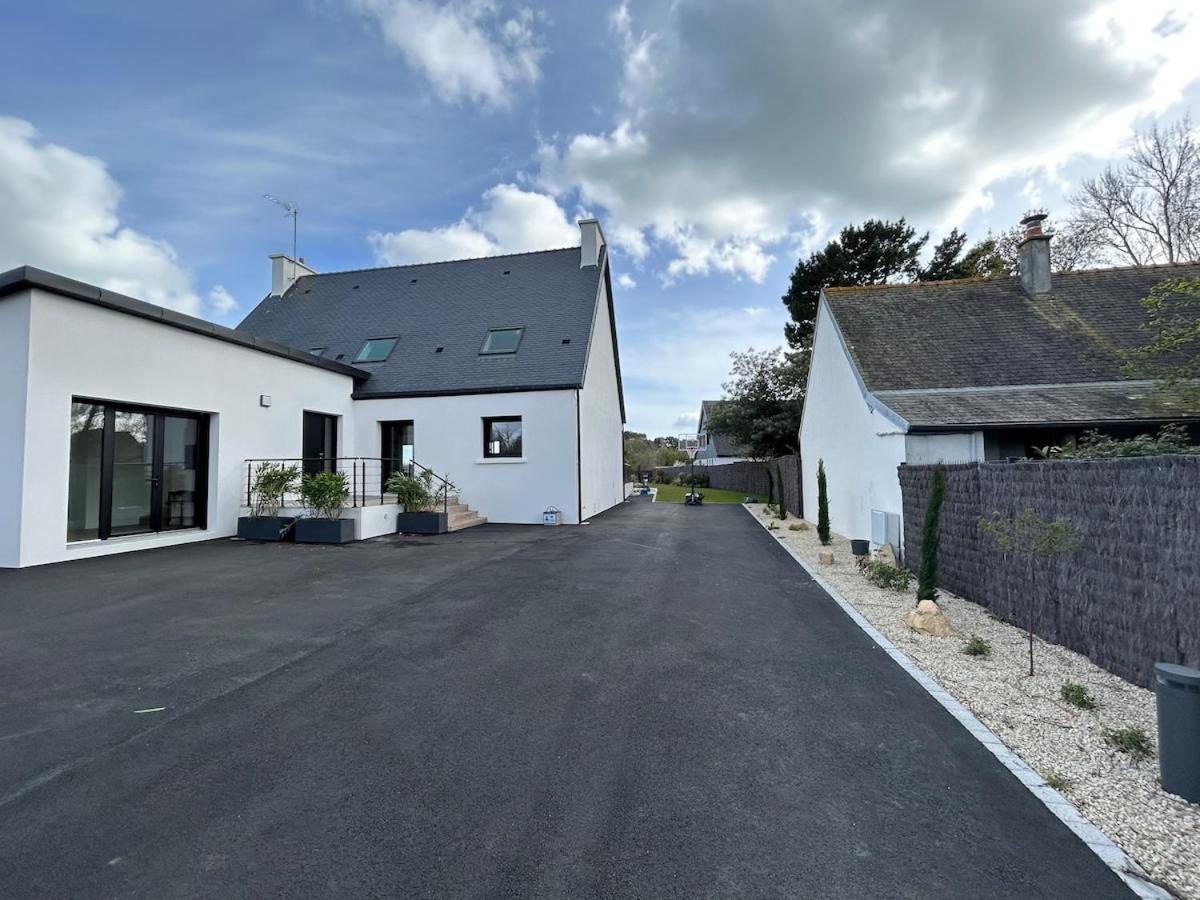 Superbe Villa Tout Confort Avec Piscine Chauffee Er Couverte Et Spa A 2 Pas De La Plage Fouesnant Eksteriør bilde