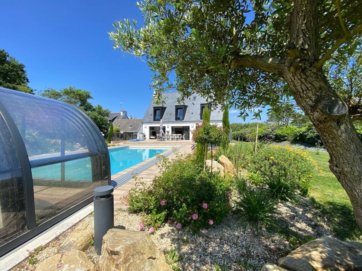 Superbe Villa Tout Confort Avec Piscine Chauffee Er Couverte Et Spa A 2 Pas De La Plage Fouesnant Eksteriør bilde